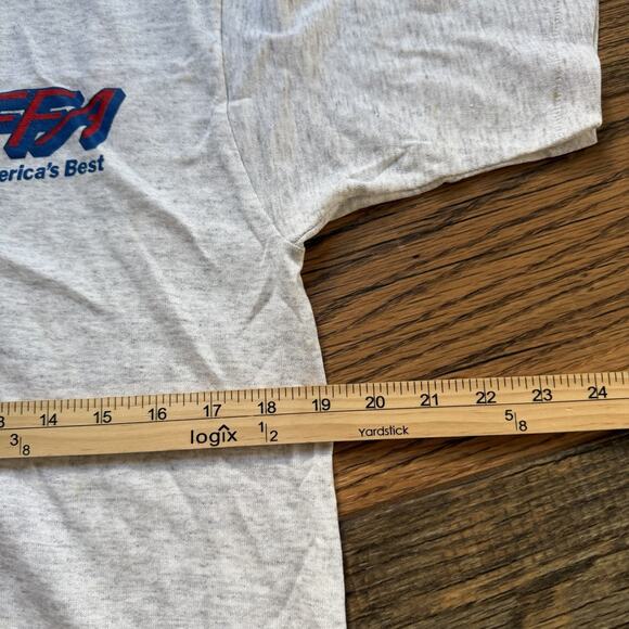 Vintage FFA America’s Best Gray Jerzees T-Shirt XL Agriculture Promo Tee - Picture 9 of 10